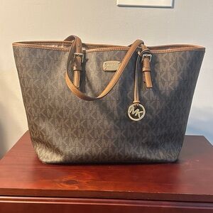 Michael Kors Brown and Tan Tote